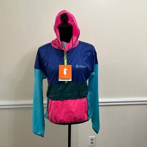 Cotopaxti Women's Colorful Teca 1/2 Zip Windbreaker Hooded Size XS. NEW